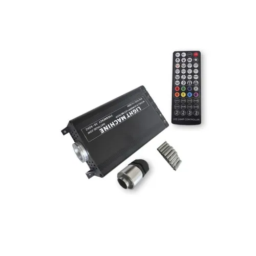 Kit fibra optica LED RGB+W plafon instelat cu efect meteorit - Stea Cazatoare 700 fire ,3m 12V