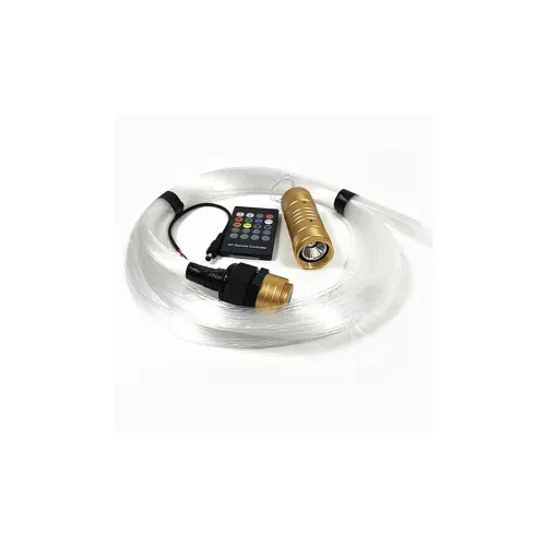 Kit fibra optica plafon instelat LED RGB cu telecomanda 0,75mm 200 fire 3 metri 12V