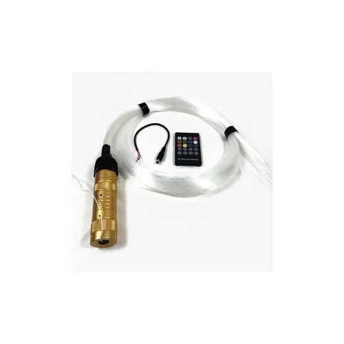 Kit fibra optica plafon instelat LED RGB cu telecomanda 0.75mm 500 fire 3 metri 12V — imaginea 3