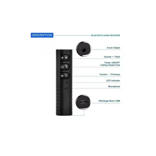 Kit receptor Bluetooth auto handsfree si audio cu mufa jack — imaginea 3