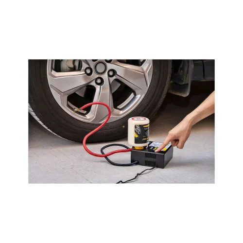 Kit reparatie pana auto airMAN ResQ Max cu compresor 12V si sigilant Active Seal — imaginea 4