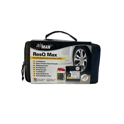 Kit reparatie pana auto airMAN ResQ Max cu compresor 12V si sigilant Active Seal — imaginea 2