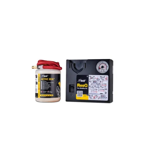 Kit reparatie pana auto airMAN ResQ Max cu compresor 12V si sigilant Active Seal