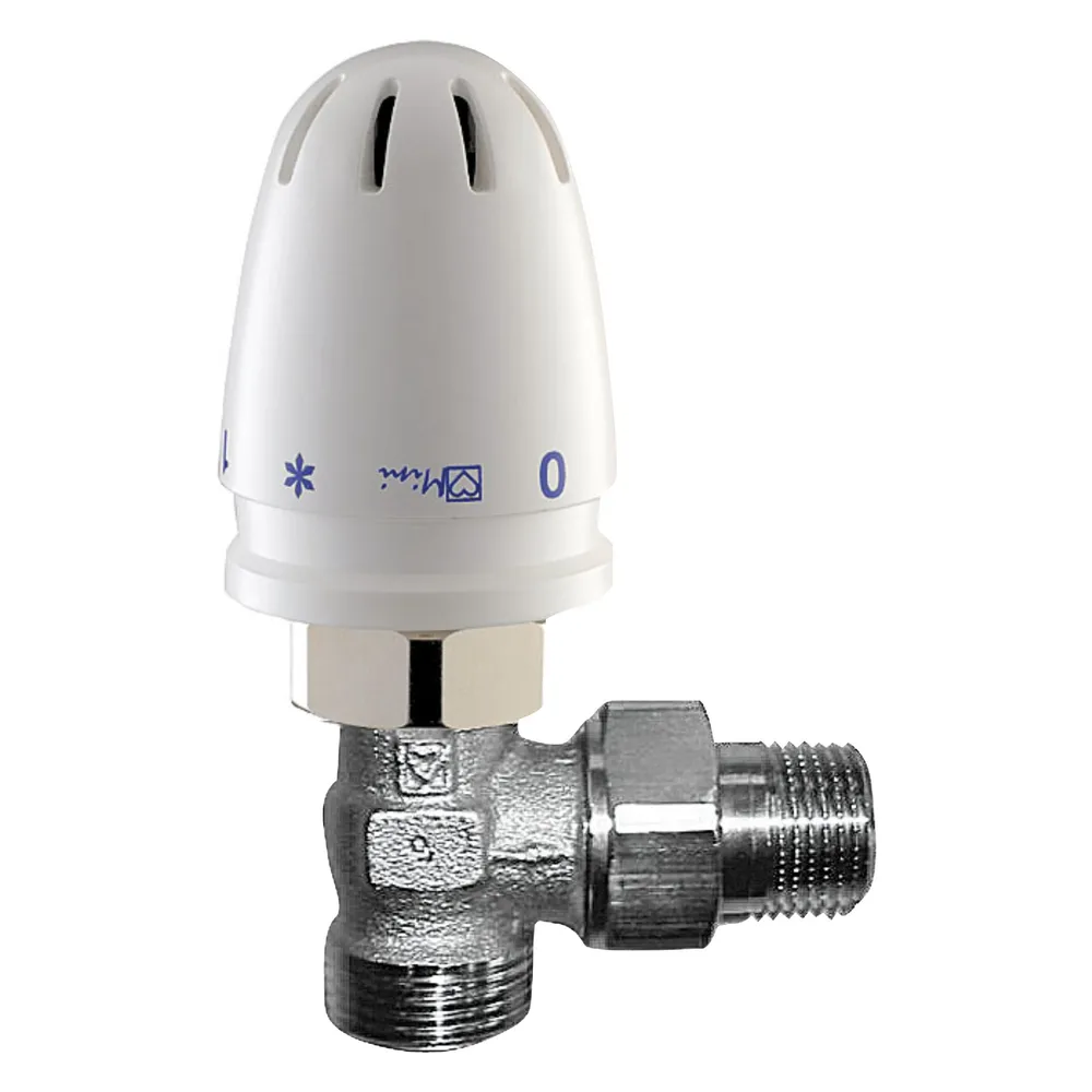 Kit robinet calorifer termostatat + cap termostat Herz, alama, 1/2"