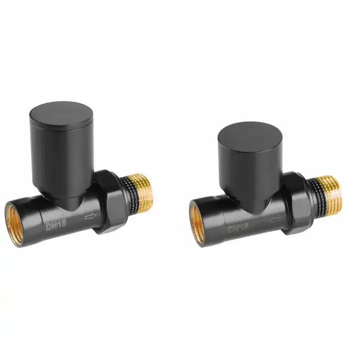 Kit robinet calorifer tur + robinet calorifer retur Ferro, alama, 1/2 "