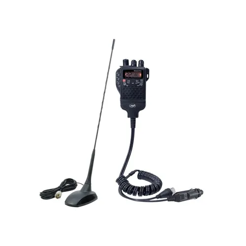 Kit statie radio CB PNI Escort HP 62 si antena PNI Extra 48 cu magnet inclus, ASQ, RF GAIN – HP62-EX48