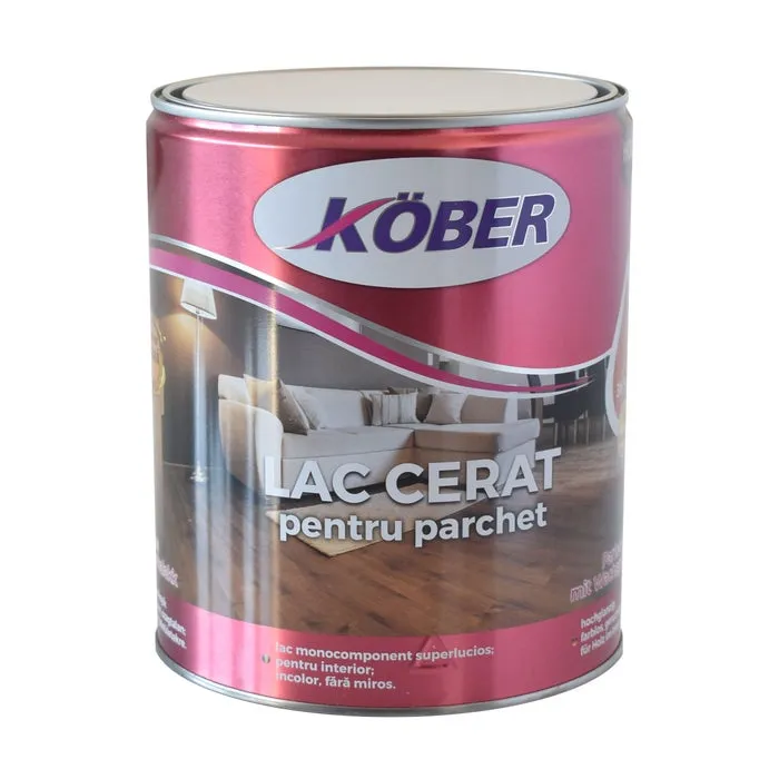 Lac cerat pentru parchet Kober L5310, incolor, 4 L