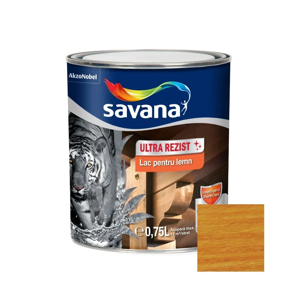 Lac pentru lemn Savana Ultra Rezist, pin, interior / exterior, 0.75 L