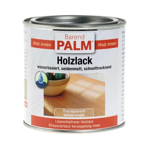Lac transparent pentru lemn Barend Palm semilucios 375 ml