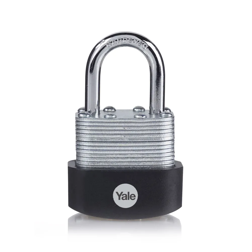 Lacat cu cheie, pentru exterior, Yale, otel laminat, 40 mm