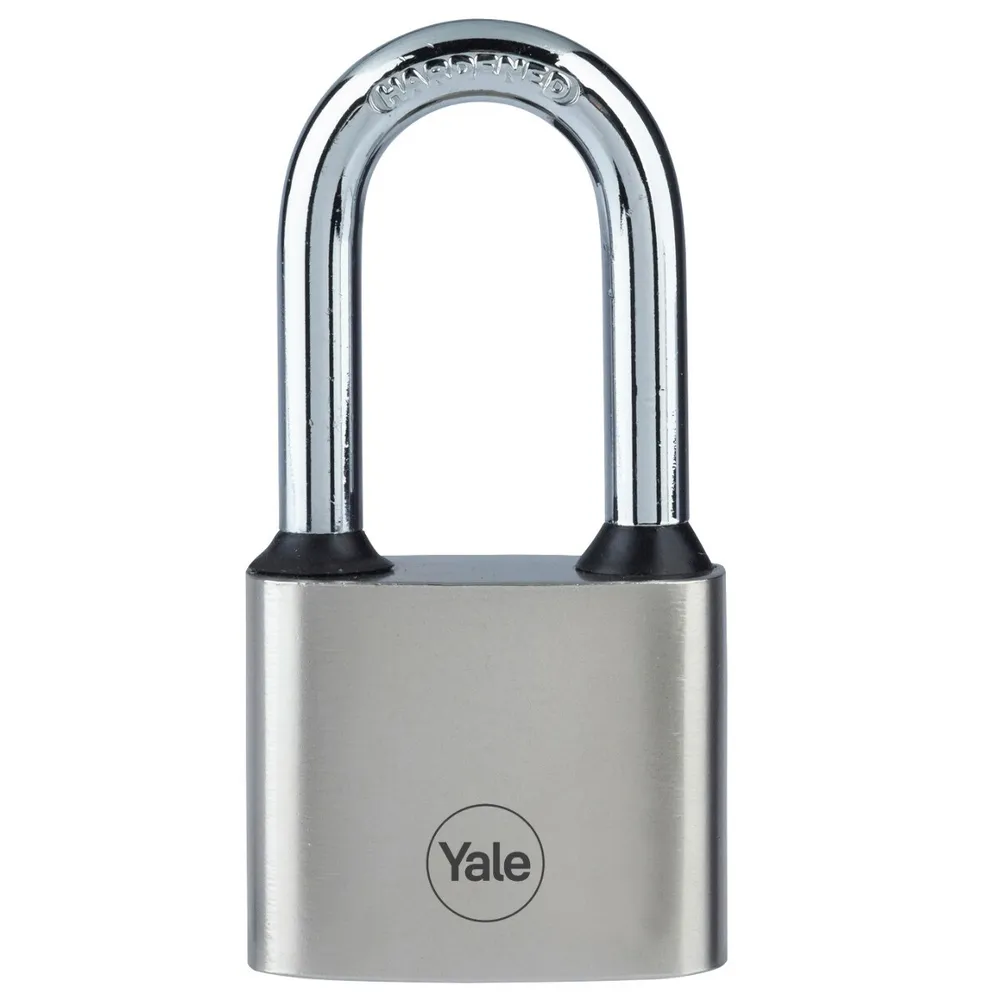 Lacat cu cheie Yale Y112/40/138/1, otel, rezistent la umiditate, argintiu, 40 mm