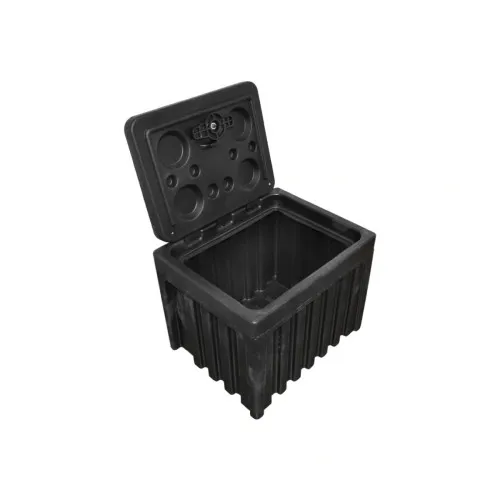 Lada pentru scule fara suport din plastic negru 380x400x500 mm — imaginea 3
