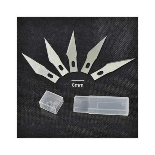 Lame cutter pentru folie si colant, set 5 bucati