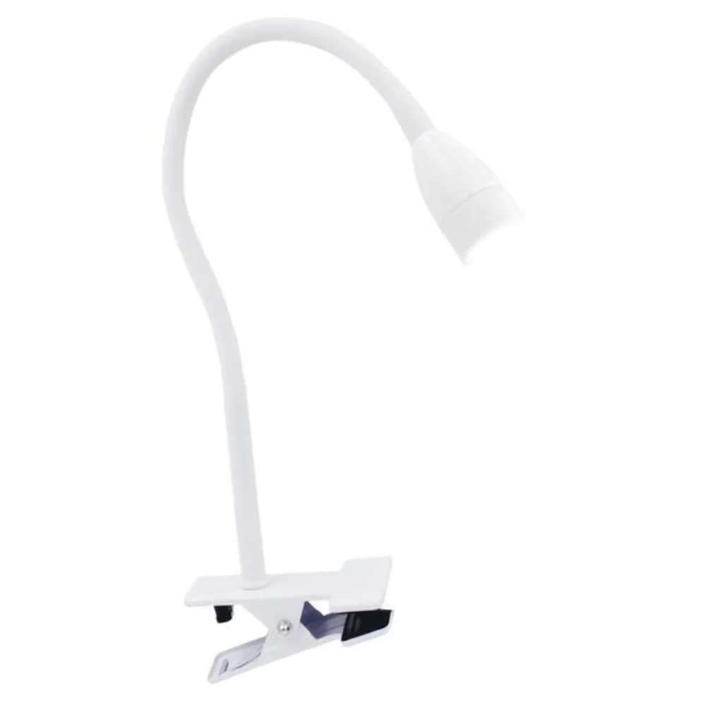 Lampa birou LED Gao, cu clips, 420 lumeni, lumina neutra, alb