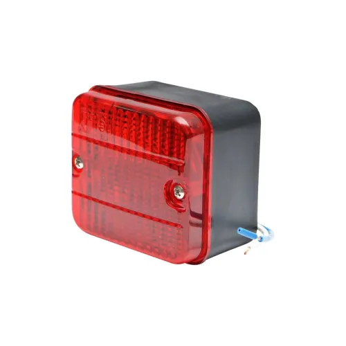 Lampa ceata spate 12V-24V rosie pentru remorca, platforma si camion — imaginea 2