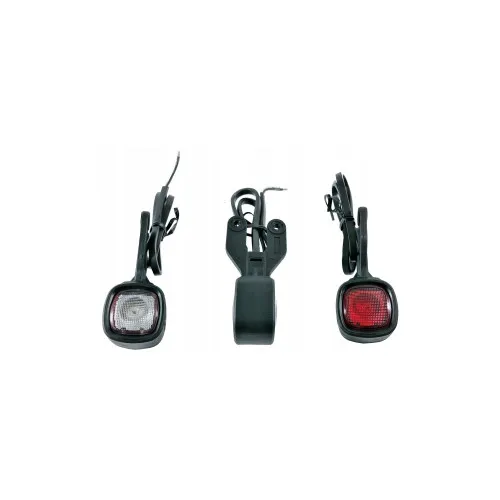 Lampa gabarit auto LED cu brat 102 mm rosie alba 12-36V IP68 Fristom — imaginea 3