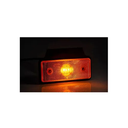 Lampa gabarit auto LED galbena 110x45 mm 12-36V Fristom — imaginea 3