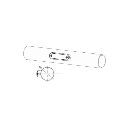 Lampa gabarit auto LED rosie 110x30.5 mm 12-36V Fristom — imaginea 3