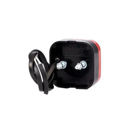 Lampa gabarit auto LED rosie 62x62 mm 12-36V Fristom — imaginea 4