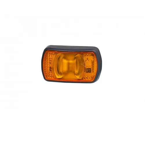 Lampa gabarit LED galbena 71x42x25 mm 12V-24V IP68 omologare E9 Fristom