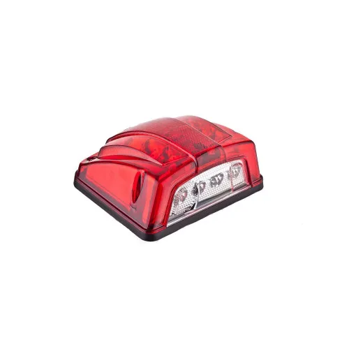 Lampa iluminare numar inmatriculare LED Neon universala 12-24V cu pozitie rosie — imaginea 2