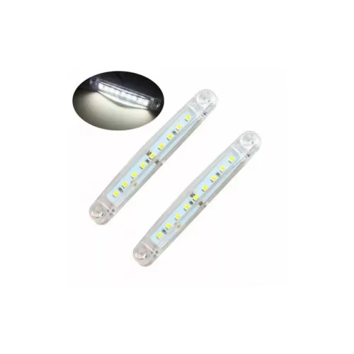 Lampa laterala auto LED 9 SMD 12V/24V alb rosu portocaliu — imaginea 4