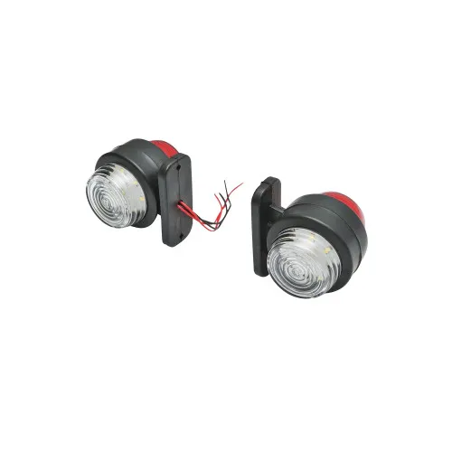 Lampa laterala gabarit auto LED 12V 24V rosu alb pentru semnalizare vehicule — imaginea 3