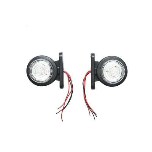 Lampa laterala gabarit auto LED 12V 24V rosu alb pentru semnalizare vehicule — imaginea 2
