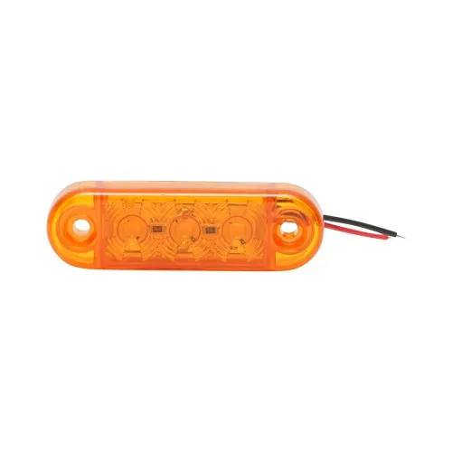 Lampa laterala LED galbena 12–24V