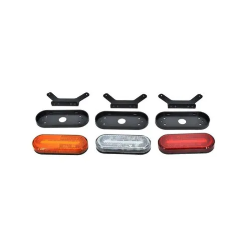 Lampa laterala LED omologata U.E. IP67 12V/24V alb portocaliu rosu