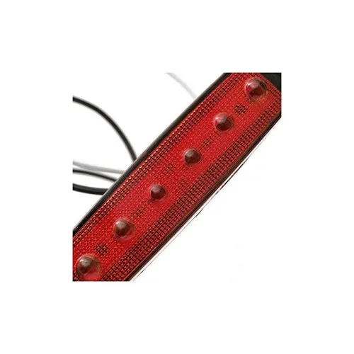 Lampa laterala LED rosie 6 LED 12V 14 x 51 95x20x10 mm — imaginea 3