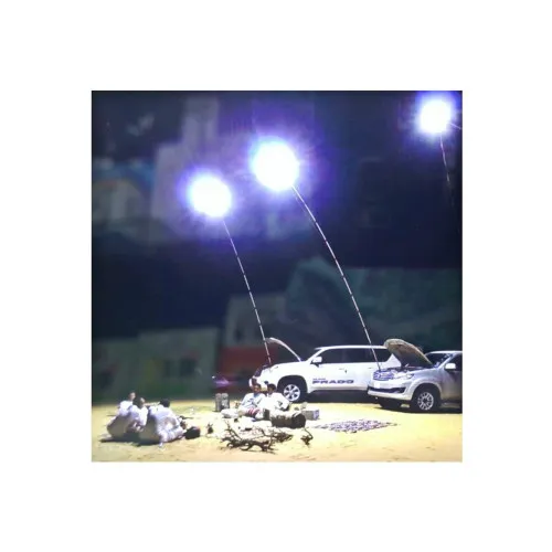 Lampa LED extensibila 4.5m, 48w 4000lm, lumina alba 6000k si telecomanda — imaginea 3