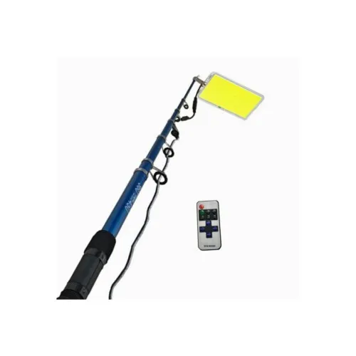 Lampa LED extensibila 4.5m, 48w 4000lm, lumina alba 6000k si telecomanda — imaginea 2