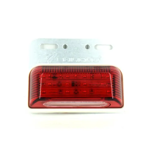 Lampa LED numar inmatriculare universala alb rosu 12V IP66 — imaginea 2