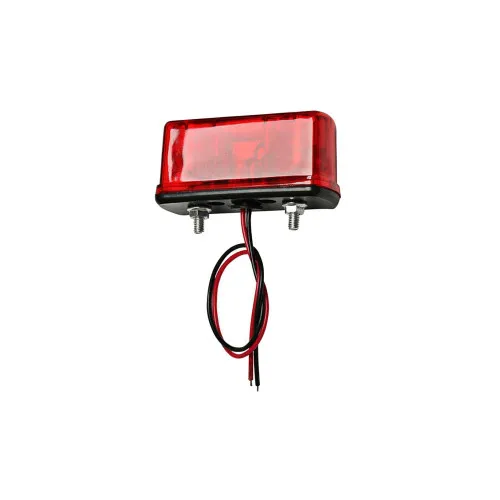 Lampa LED placuta numar universala alb rosu 12V-24V remorca rulota camion — imaginea 5
