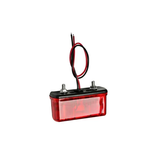 Lampa LED placuta numar universala alb rosu 12V-24V remorca rulota camion — imaginea 2