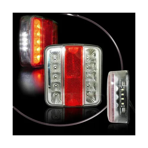 Lampa LED remorca 12V stop, semnalizare, pozitie si iluminare numar — imaginea 3