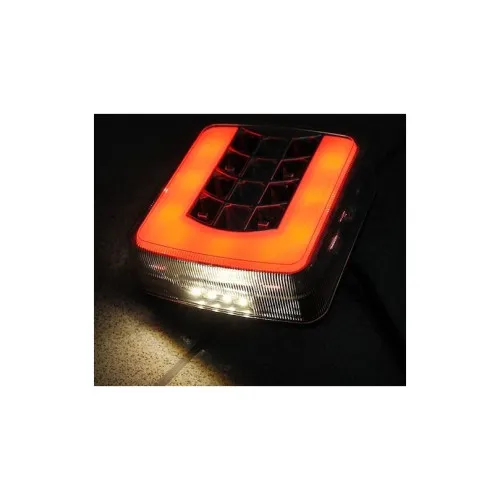 Lampa LED remorca GLO-TRAC 12V-24V pozitie, stop, semnalizare si iluminare numar Stanga/Dreapta — imaginea 4