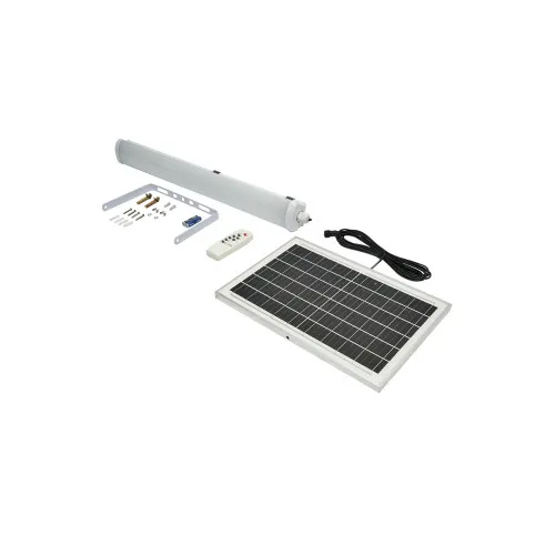 Lampa LED solara 150W 6500K cu panou solar policristalin telecomanda si acumulator 3600mAh — imaginea 4