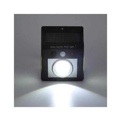 Lampa LED solara 6W 600lm cu senzor de miscare 3m si panou solar integrat — imaginea 4
