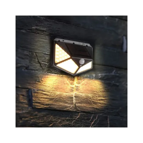 Lampa LED solara de perete cu senzor de miscare 3m si panou solar integrat — imaginea 2