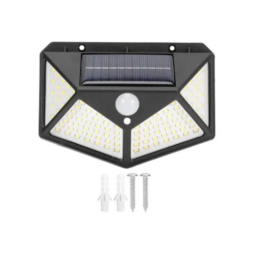 Lampa LED solara de perete cu senzor de miscare 3m si panou solar integrat