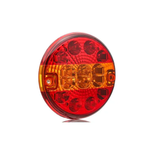 Lampa LED stop remorca rotunda 140mm 12V-24V pozitie, stop si semnalizare