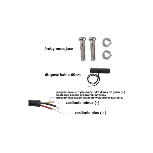 Lampa LED stroboscopica 12 LED-uri 12V-24V portocalie 119x28mm — imaginea 8