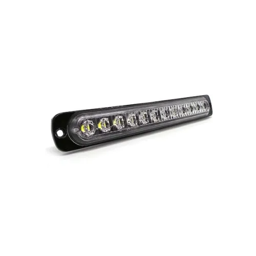 Lampa LED stroboscopica 12 LED-uri 12V-24V portocalie 119x28mm — imaginea 7