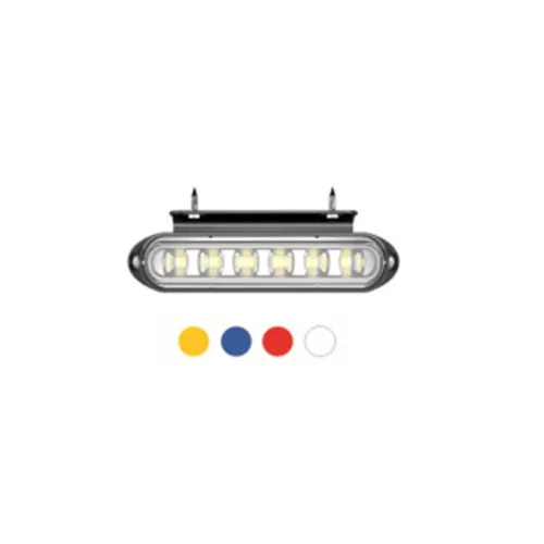 Lampa LED stroboscopica 18W 9-30V 6 LED IP67 diverse culori — imaginea 2