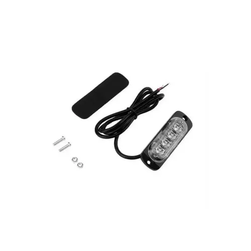 Lampa LED stroboscopica 4 LED-uri 12V-24V diverse culori — imaginea 4