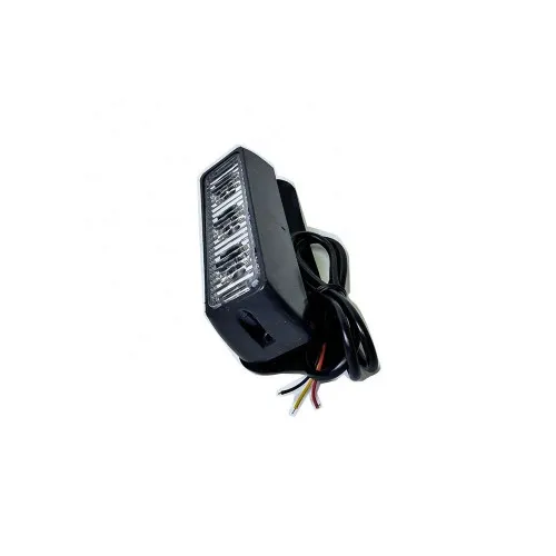 Lampa LED stroboscopica avertizare 3 LED 12V-24V 11cm diverse culori — imaginea 2