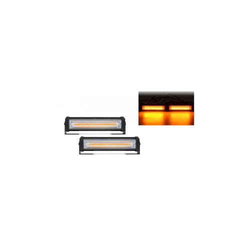 Lampa LED Stroboscopica De Avertizare, Galben, Flash, cu Controler, 12V — imaginea 3