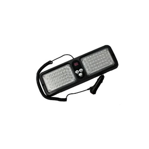 Lampa LED stroboscopica parasolar 12V rosu-albastru 12 moduri